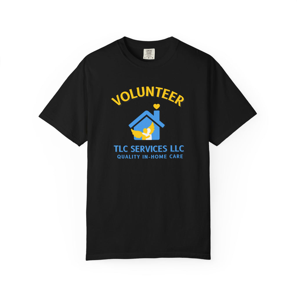 Volunteer TLC Services T‑Shirt – ‘Volunteer’ Home Care Logo Tee