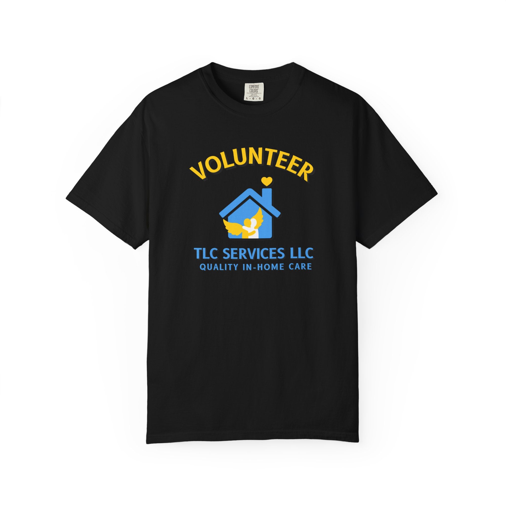 Volunteer TLC Services T‑Shirt – ‘Volunteer’ Home Care Logo Tee